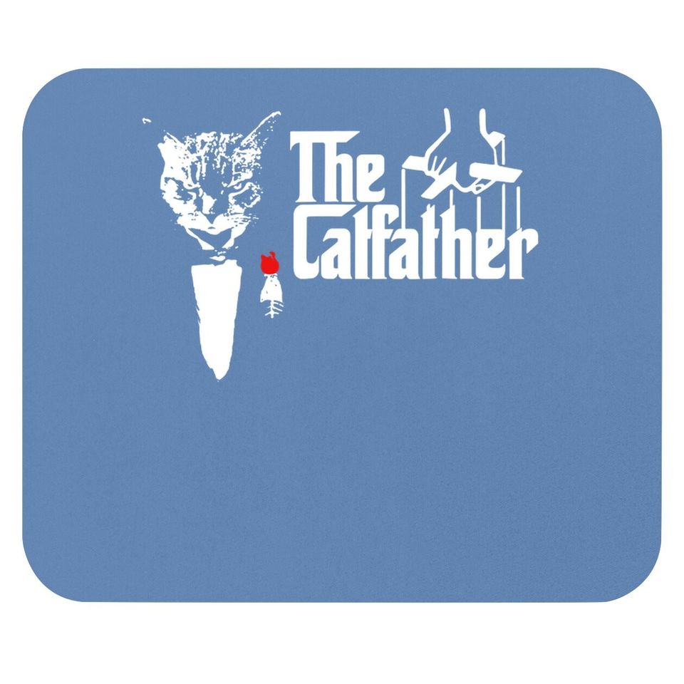 The Catfather Mouse Pad, Father Of Cats Mouse Pad, Cat Dad