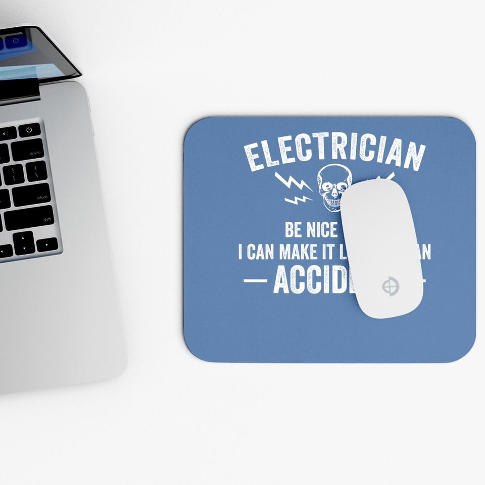 Funny Electrician Gift Cool Electrical Lineman Gag Quote Mouse Pad