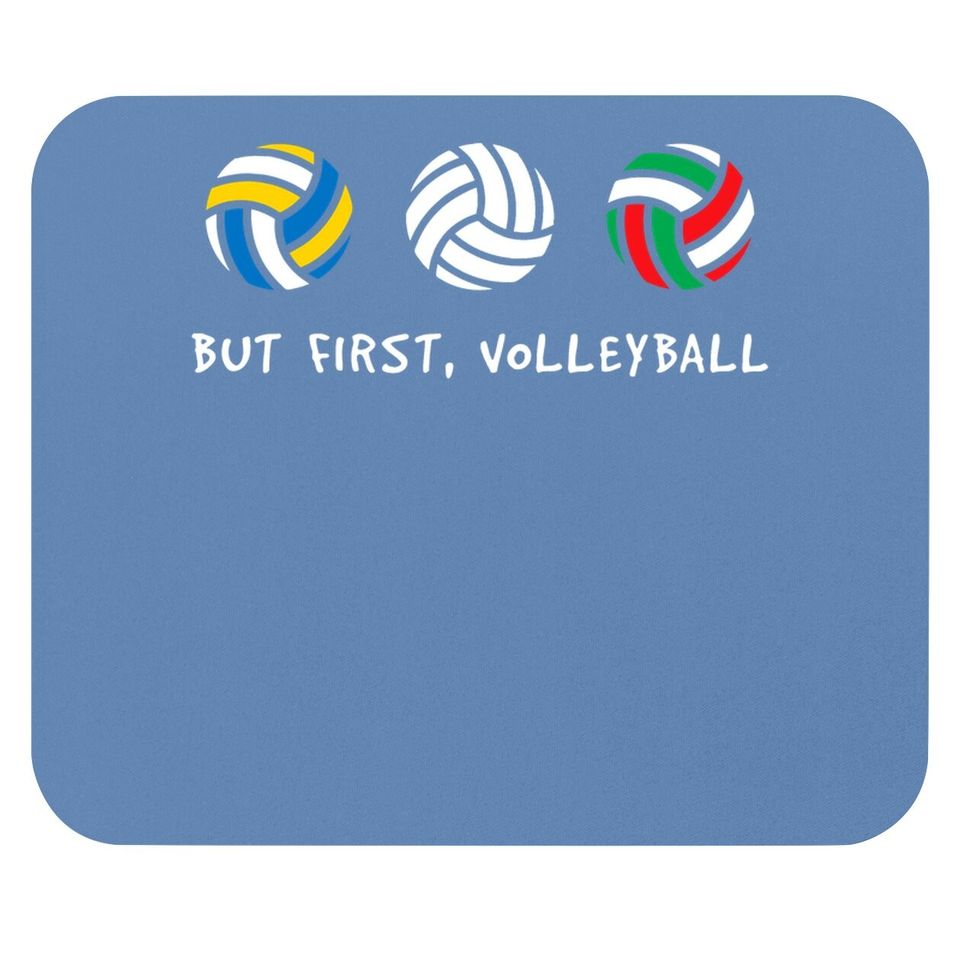 First Volleyball Beach Volleyball Ballsport Lover Mouse Pad