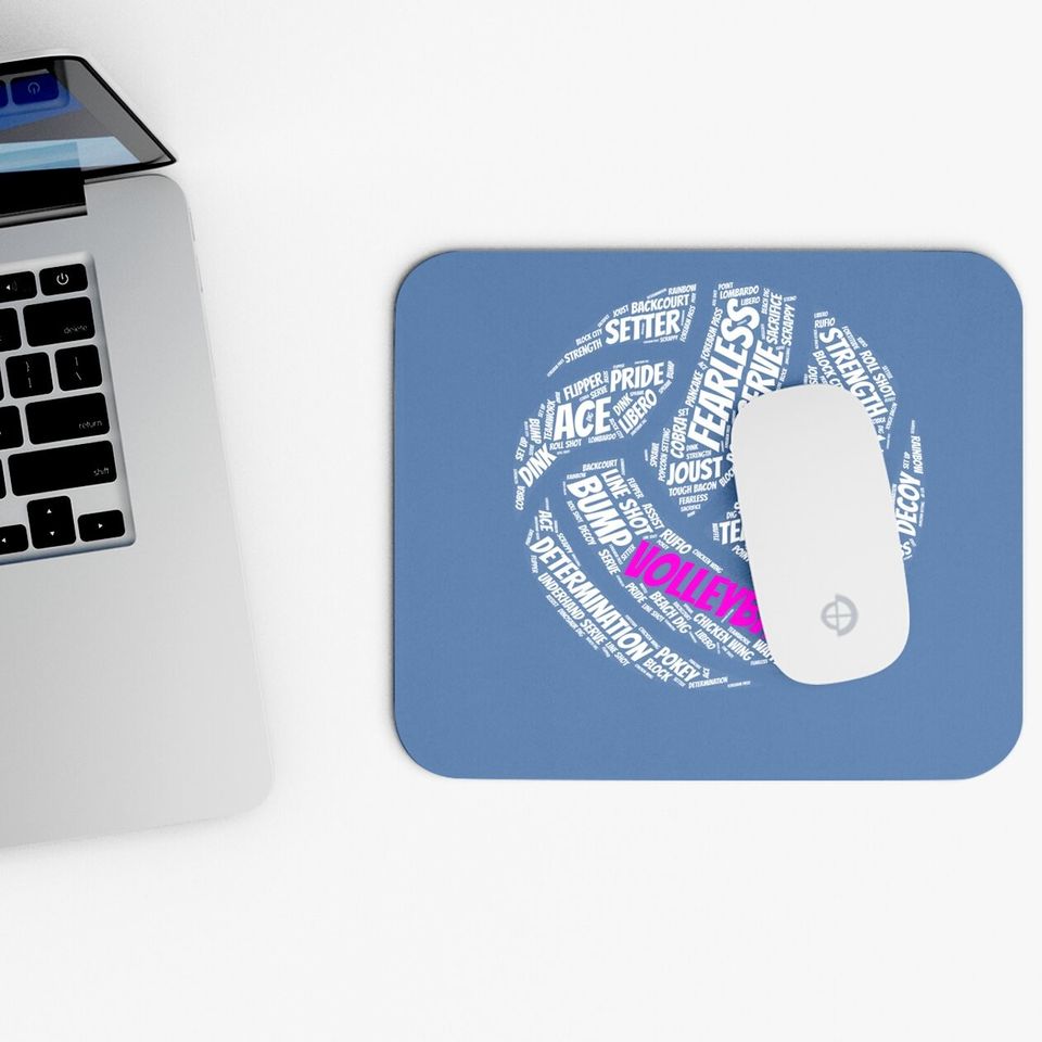 Volleyball Mouse Pad Sayings Mouse Pad
