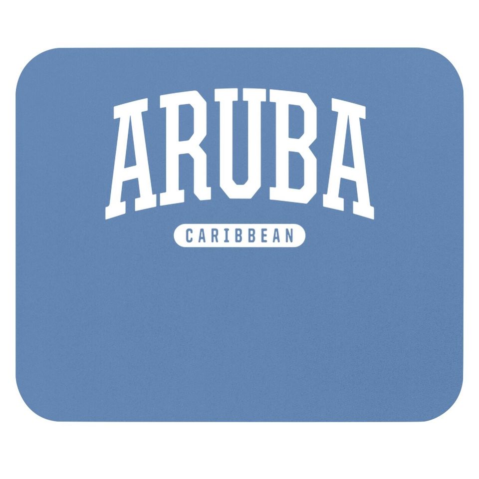 College Style Aruba Caribbean Souvenir Mouse Pad