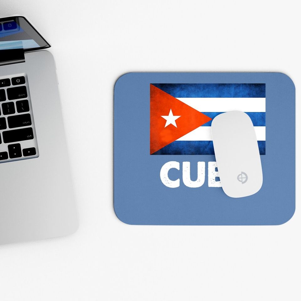 Cuba Cuban Flag Mouse Pad