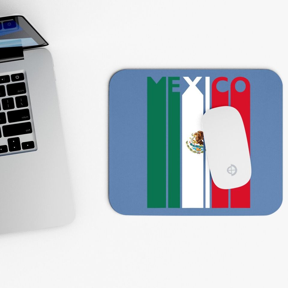 Mexico Mouse Pad Vintage Flag