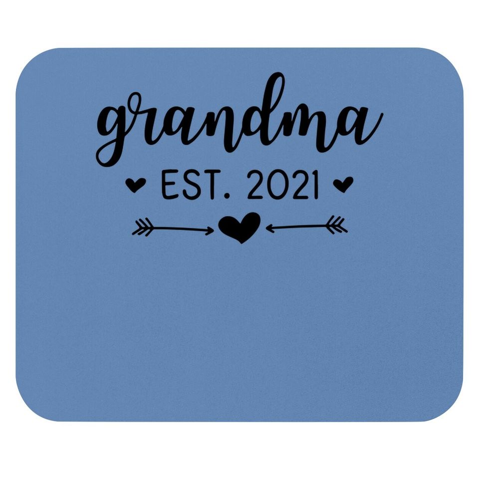 Grandma Est. 2021 Grandmother Gift New Grandparent 2021 Mouse Pad