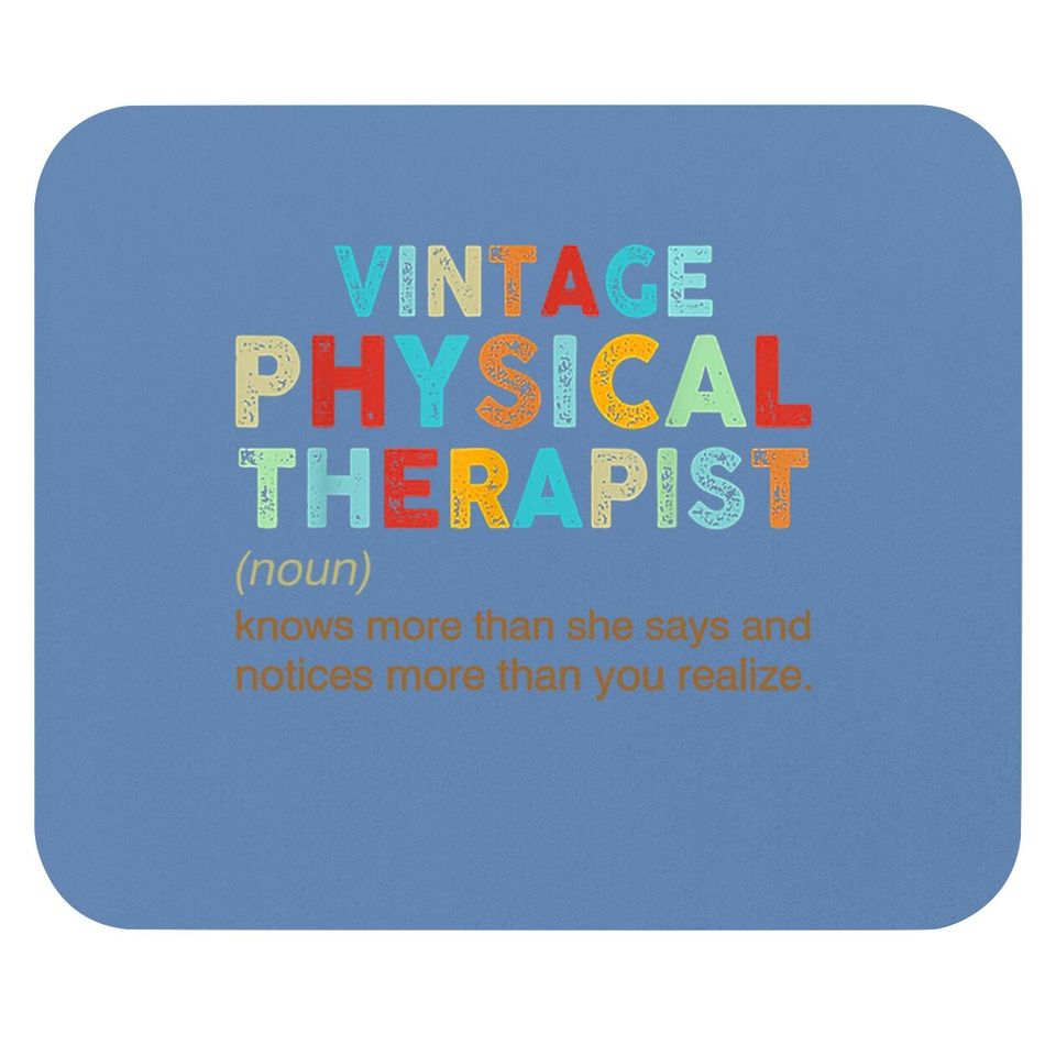 Vintage Physical Therapist Mouse Pad
