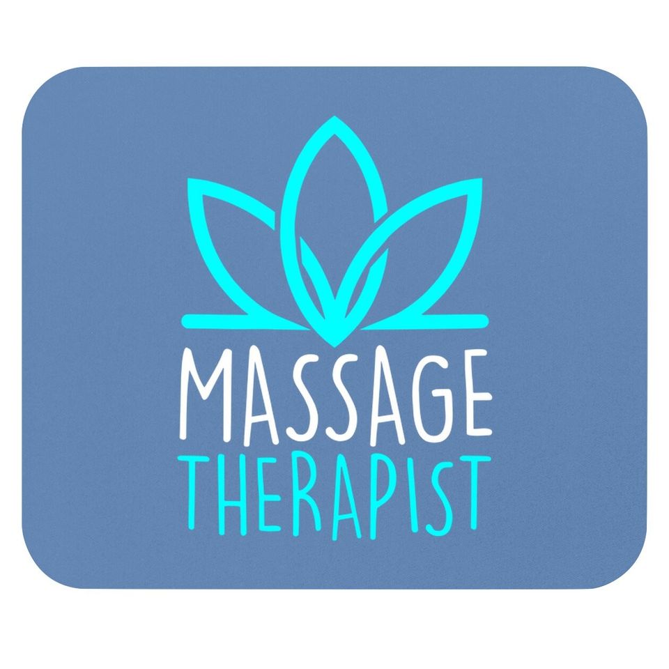 Massage Therapist Gift Blooming Flower Massage Therapy Mouse Pad
