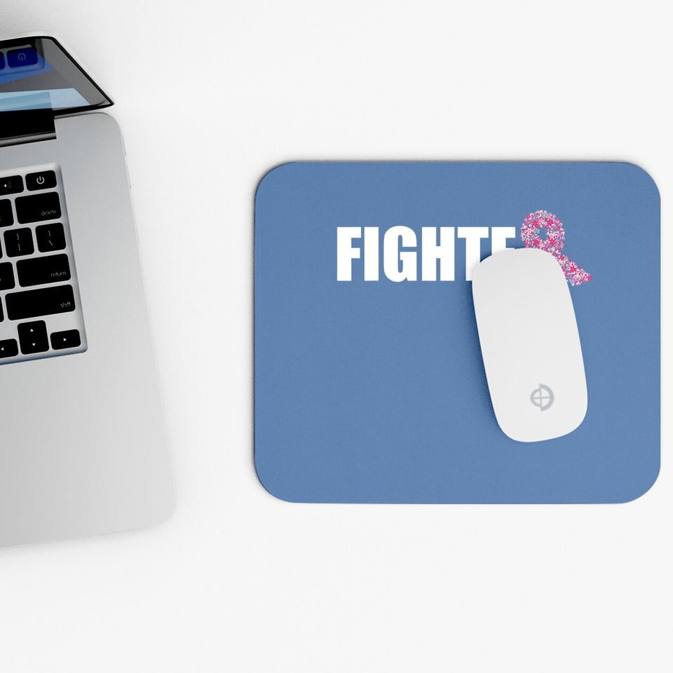 Breast Cancer Fighter Warrior Wear Pink In October Mouse Pad