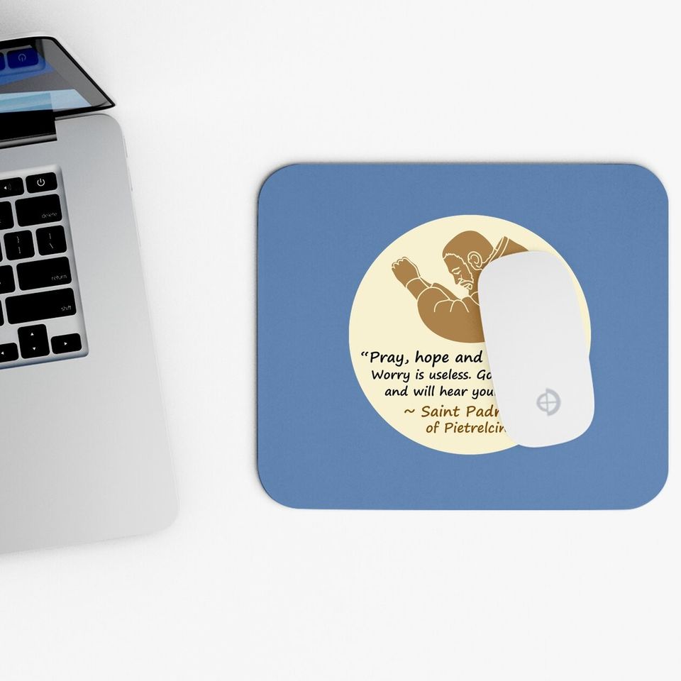 Saint Padre Pio Mouse Pad