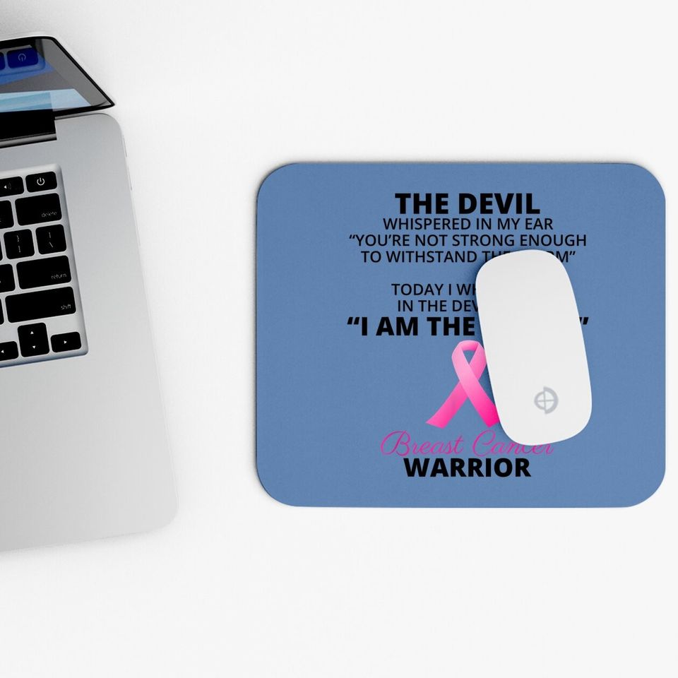 I Am The Storm Breast Cancer Warrior Mouse Pad