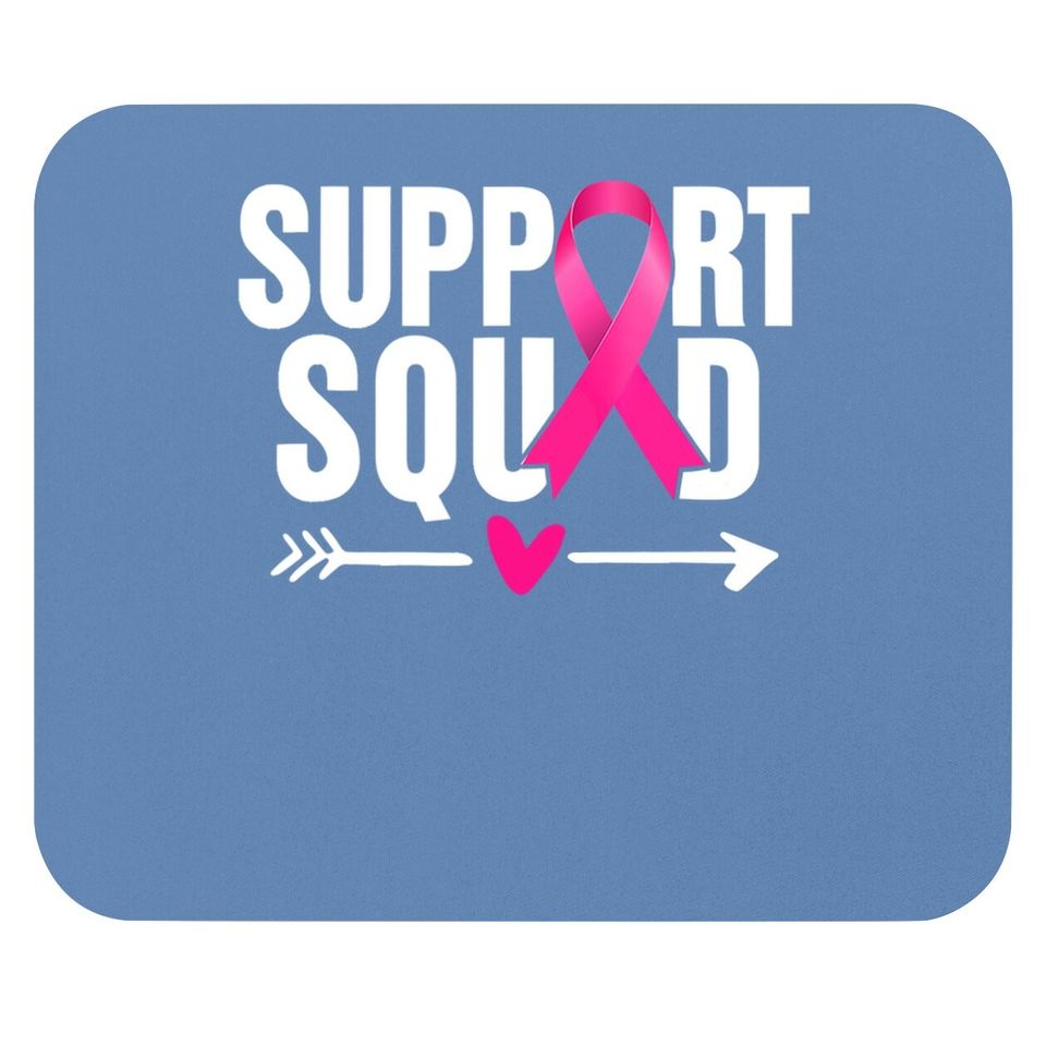 Breast Cancer Warrior Support Squad Breast Cancer Awareness Mouse Pad
