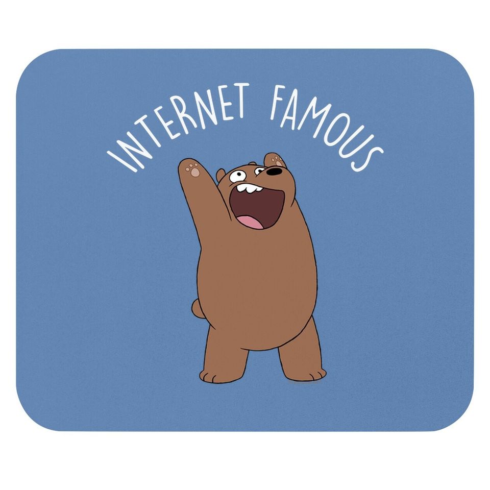 We Bare Bears Grizzly Internet Famous Mouse Pad