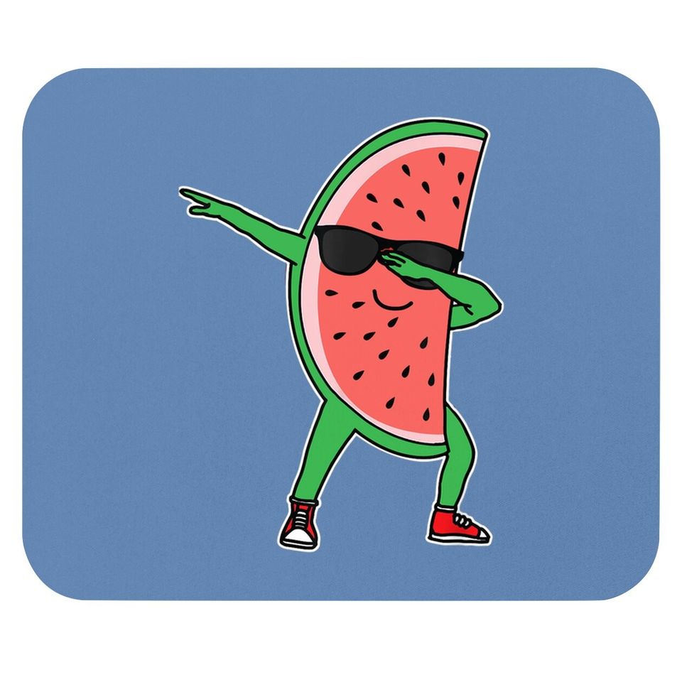 Dabbing Watermelon Kawaii Dab Summer Fruit Melon Mouse Pad