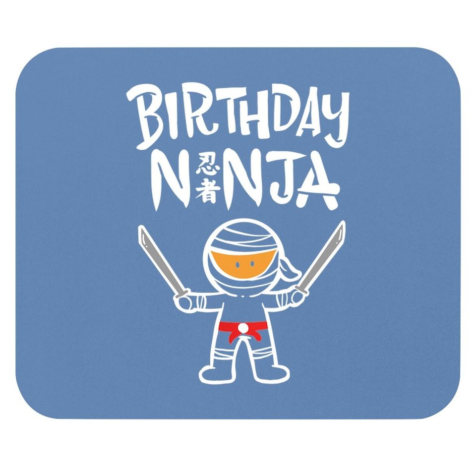 Birthday Ninja Mouse Pad
