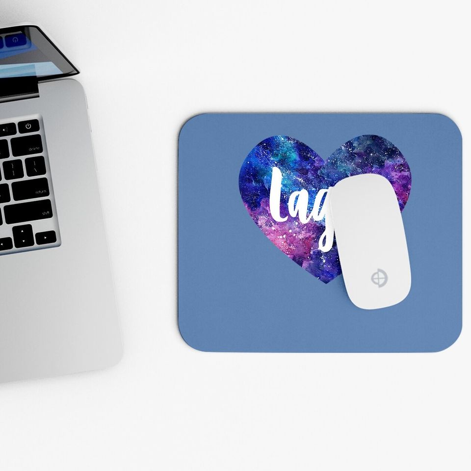 I Love Lagos Space Galaxy Mouse Pad
