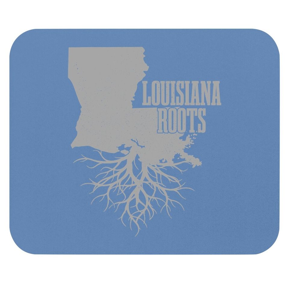Louisiana Roots Vintage Usa Patriotic Pride State Mouse Pad