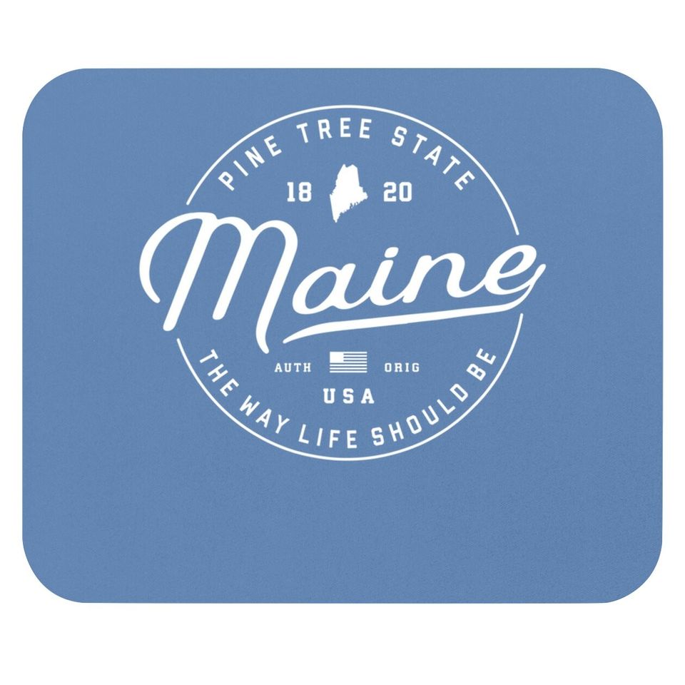 Maine Us State Travel Vacation Mouse Pad