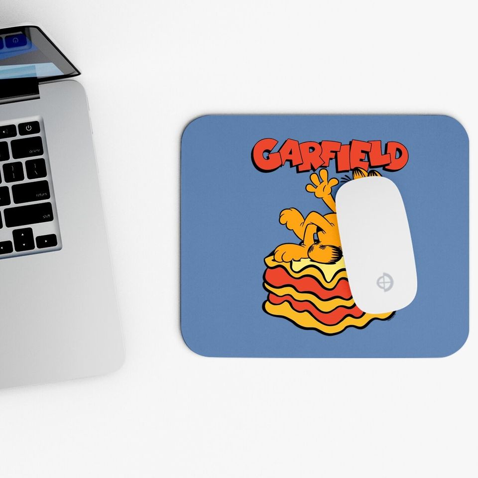 Lasagna Slice Garfield Pose Mouse Pad