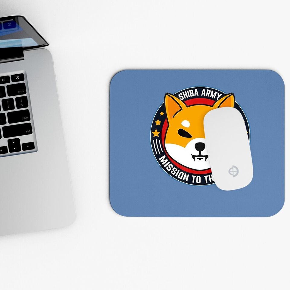 Shiba Inu Token Crypto Coin Cryptocurrency Mouse Pad