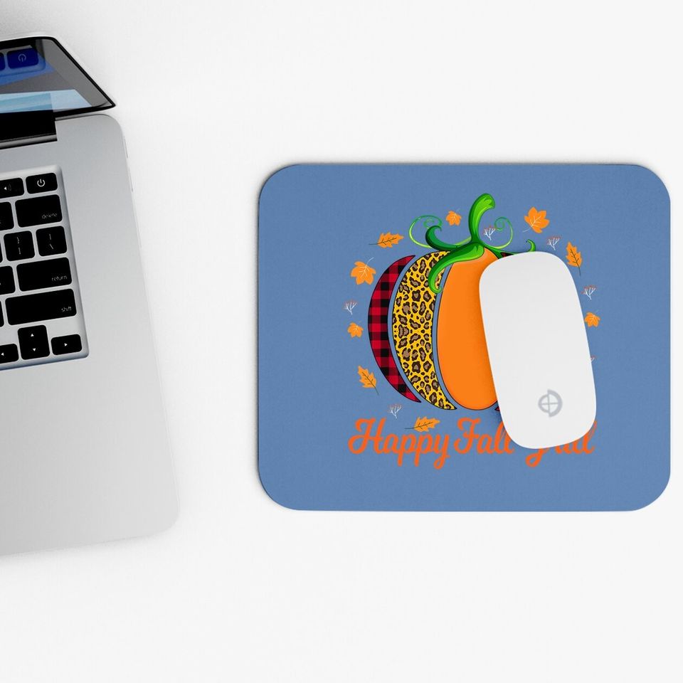 Happy Fall Y'all Autumn Season Mouse Pad