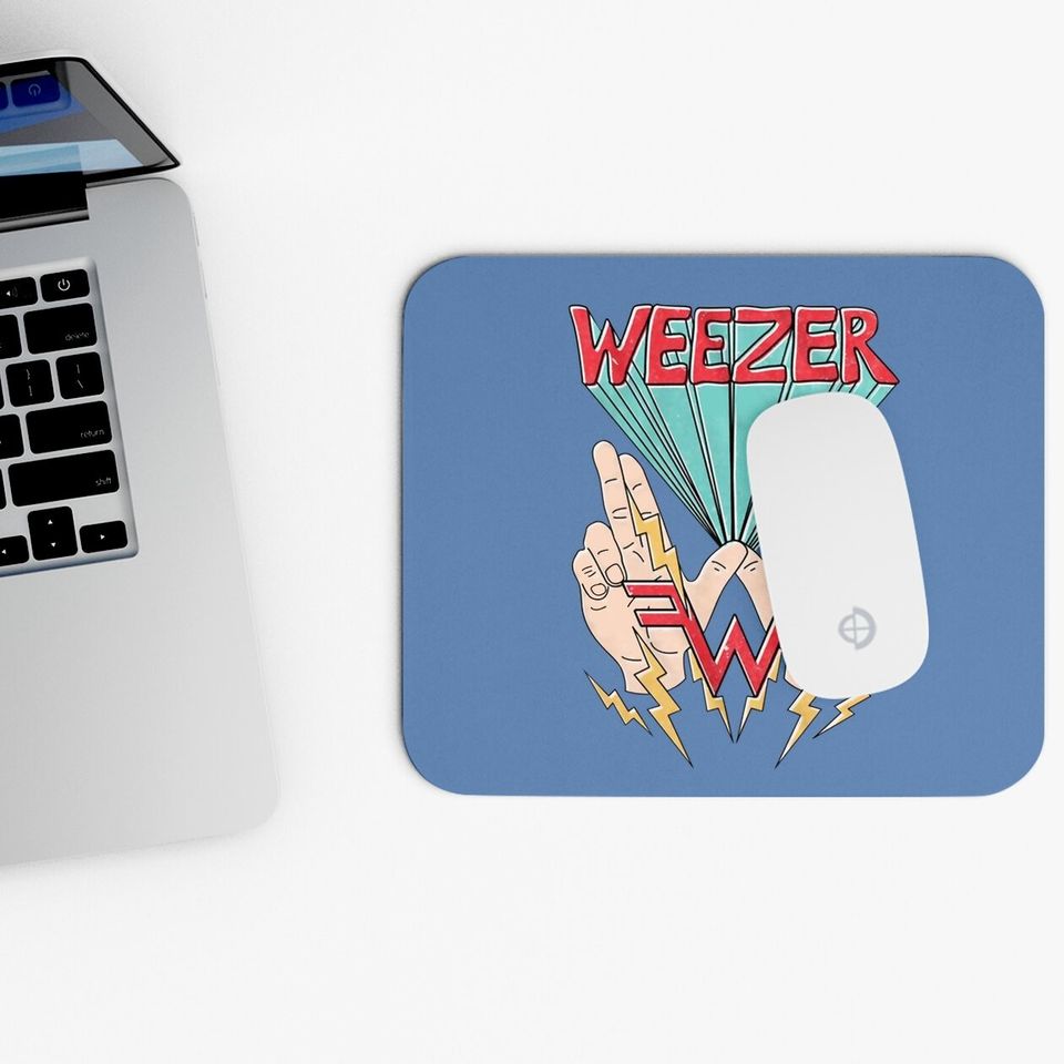Weezer W Hand Logo Mouse Pad