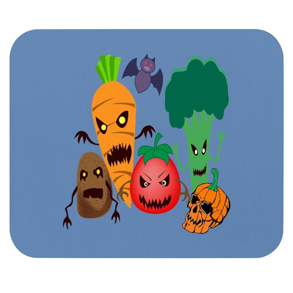 Scary Halloween Vegetables Classic Mouse Pad