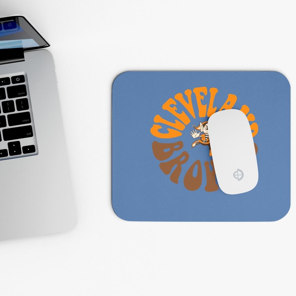 Cleveland Browns Hippy Style Elf Mouse Pad