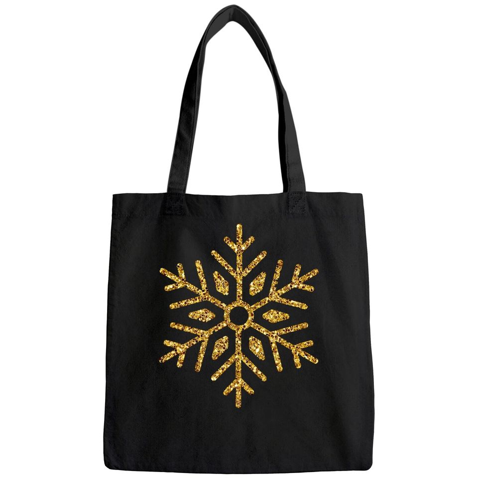 Gold Snowflakes Bags