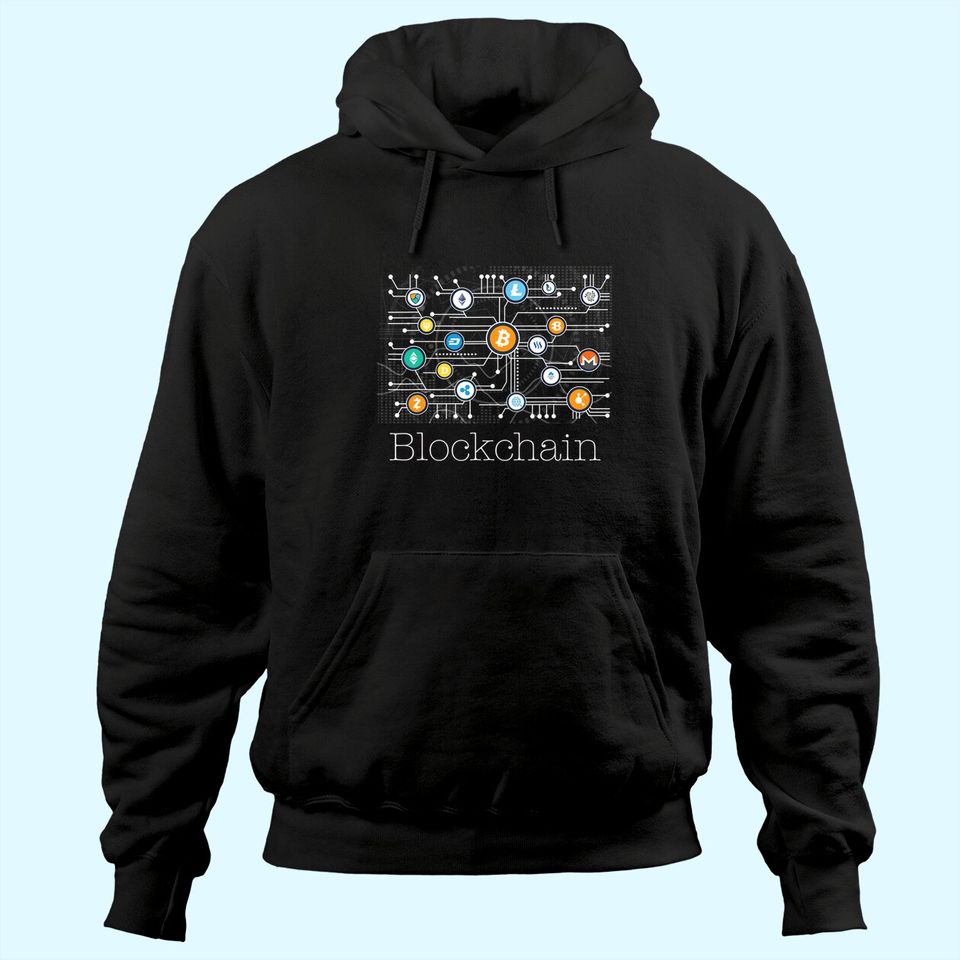 Blockchain Cryptocurrency Hoodie BitCoin Crypto BTC Hoodie