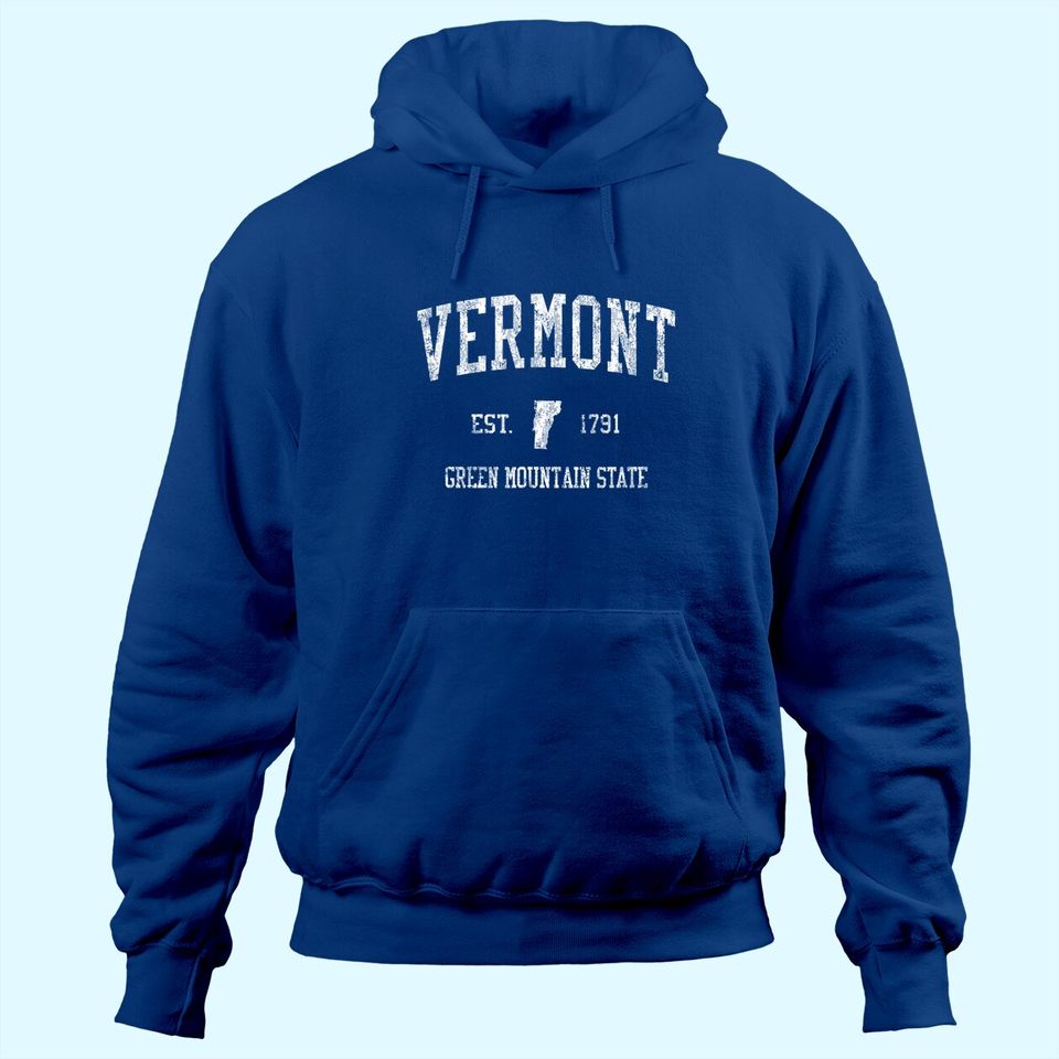 Retro Vermont Vintage VT Sports Hoodie