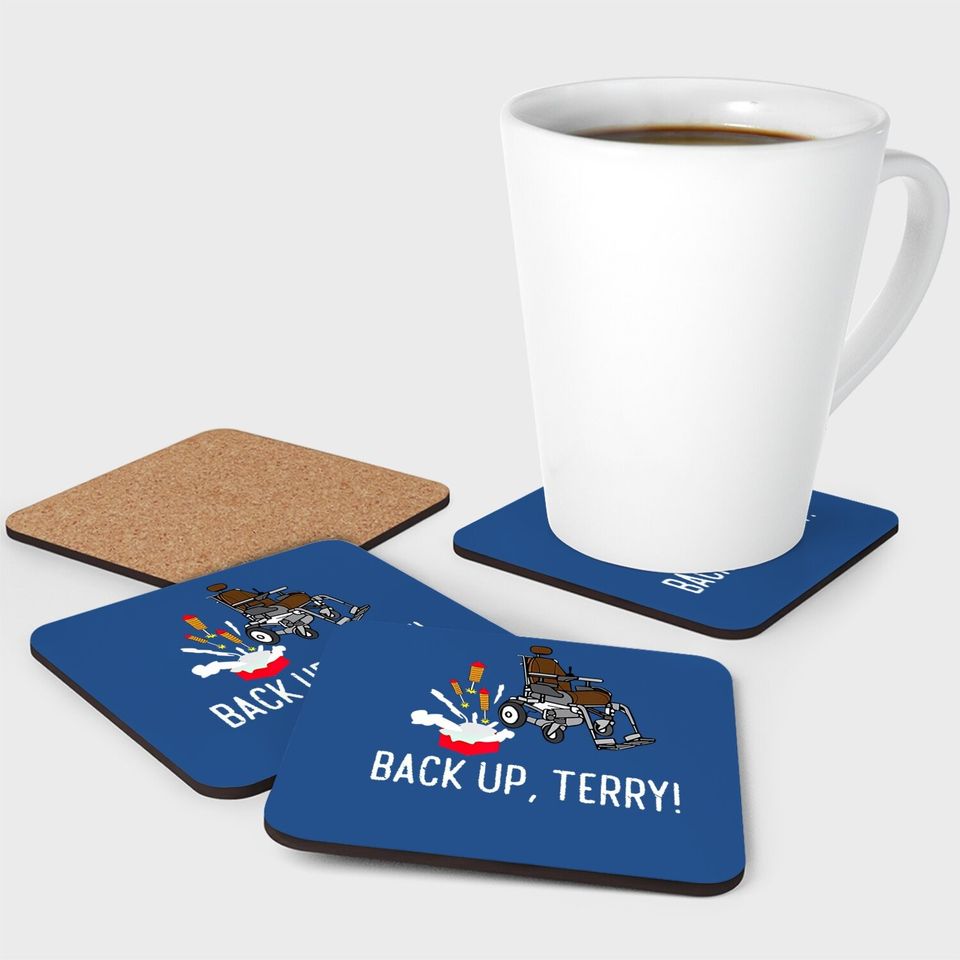 Back Up Terry! | Cute Funny Fireworks Gift Coaster