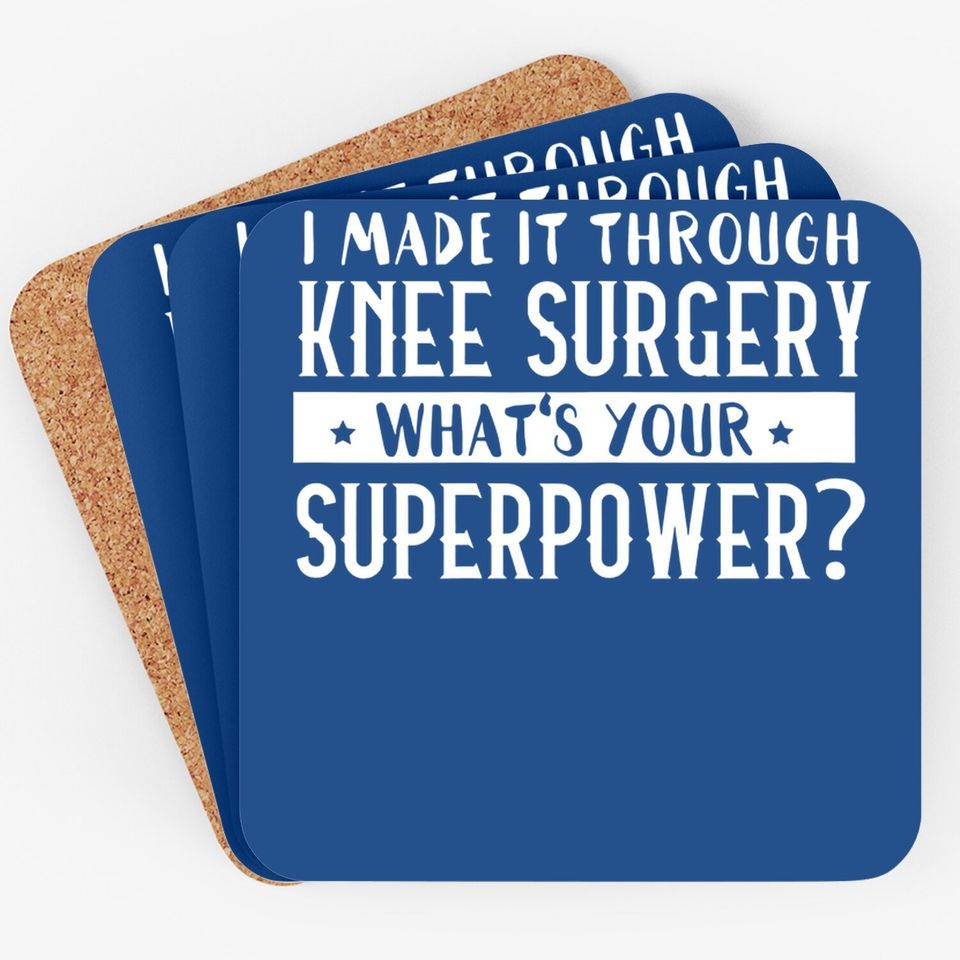 Bionic Knee Surgery Replacement Coaster Gift Rehab Hospital Coaster