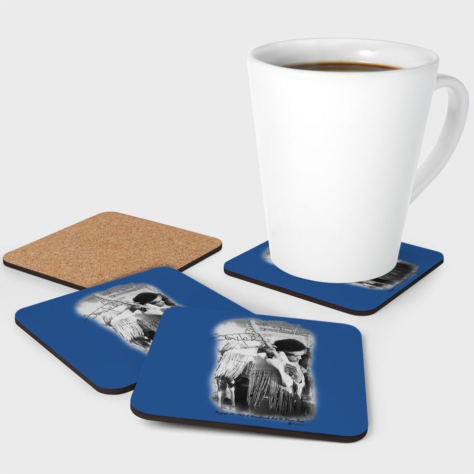 Jimi Hendrix Woodstock Coaster