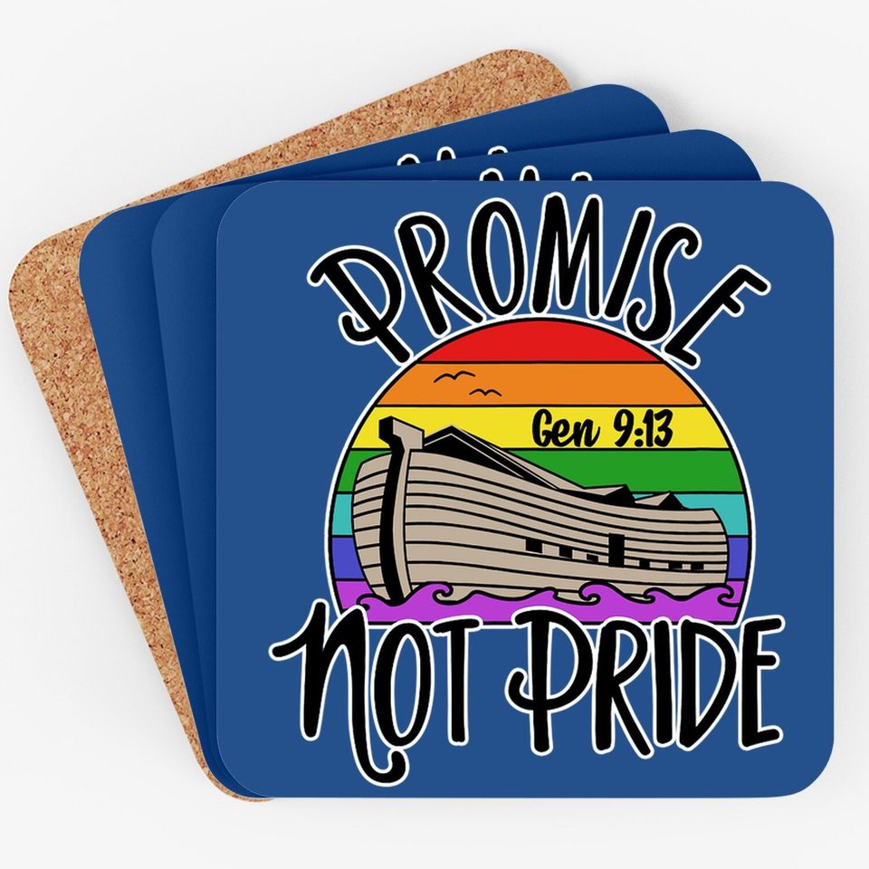 Noah's Ark Genesis 9:13 Rainbow God's Promise Not Pride Coaster