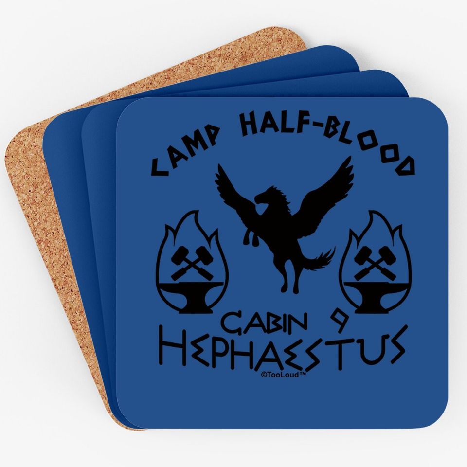 Camp Half Blood Cabin 9 Hephaestus Coaster