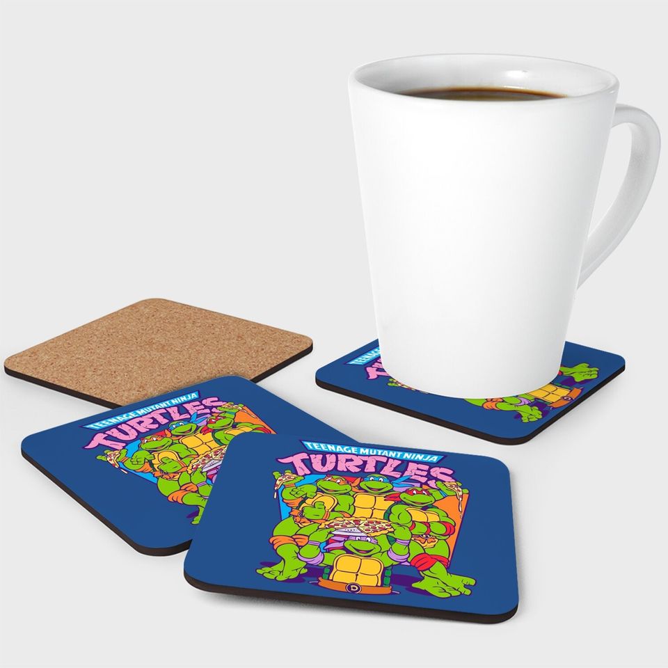 Teenage Mutant Ninja Turtles Pizza & Smiles Coaster