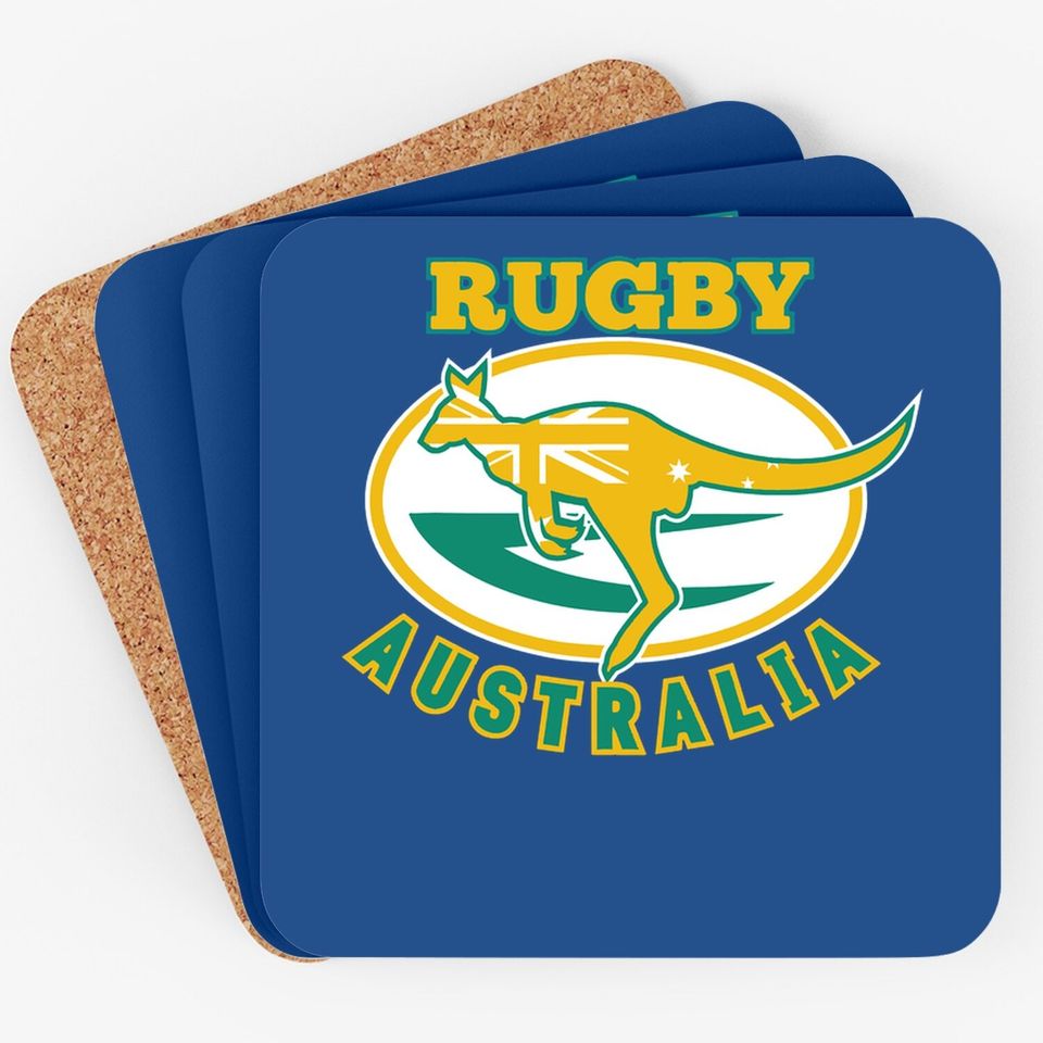 Australia Rugby, Wallabies Rugby Jersey, Australian Flag Coaster