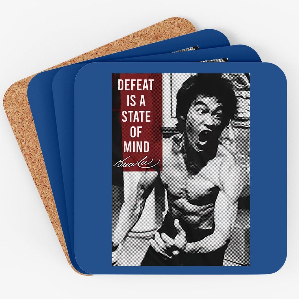Bruce Lee Quote Chinese Martial Arts Icon Coaster
