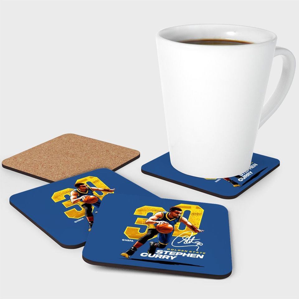 500 Level Steph Curry Golden State Basketball Coaster