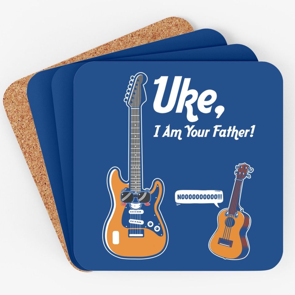 Uke I Am Your Father  ukulele Player Guitar Coaster