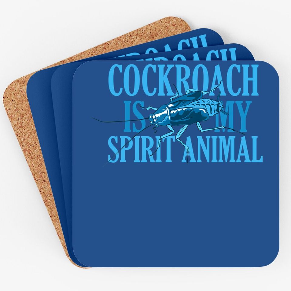 Funny Cockroach Roach Spirit Animal Coaster