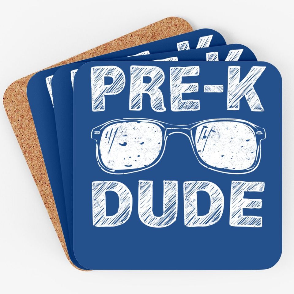 Pre-k Dude First Day Of Preschool Back To School Coaster