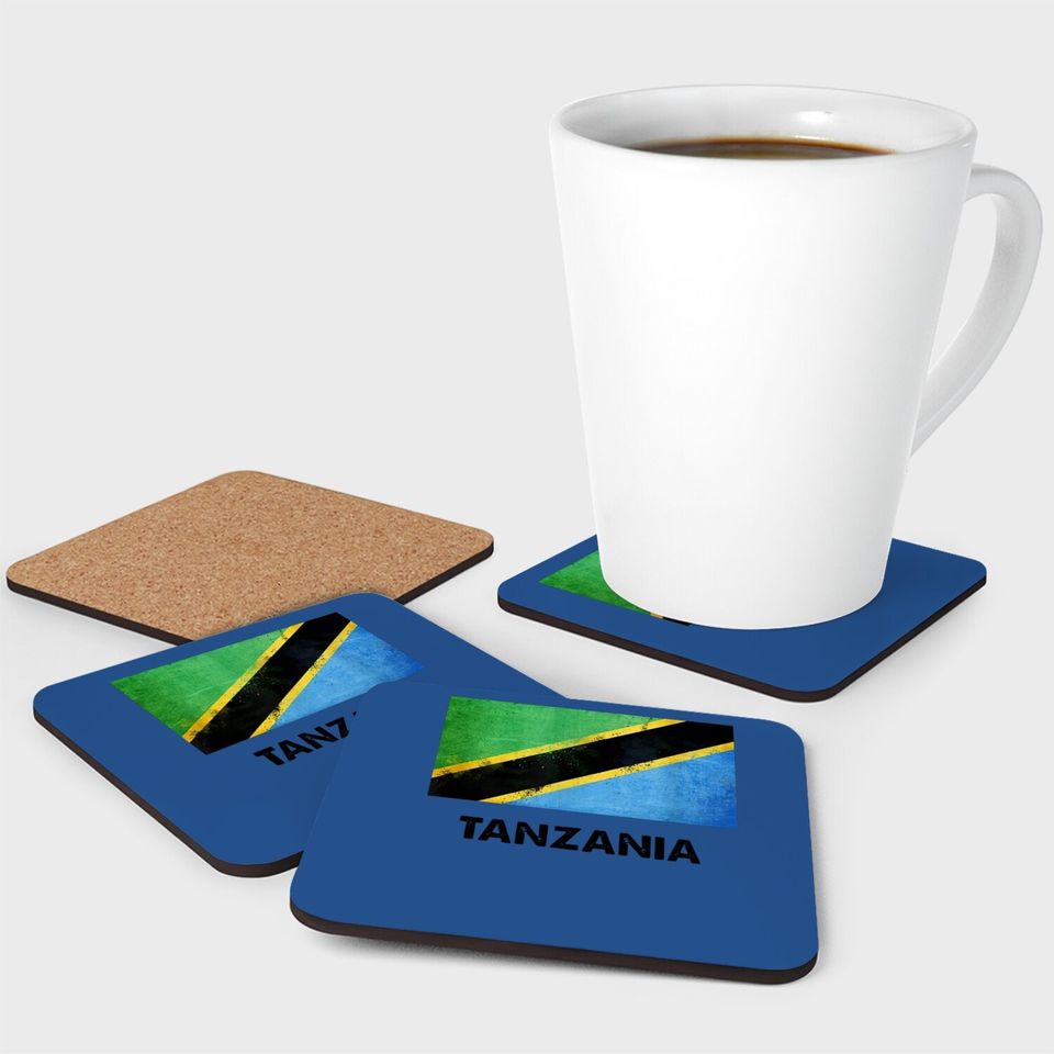 Tanzania Flag Coaster | Tanzanian Coaster