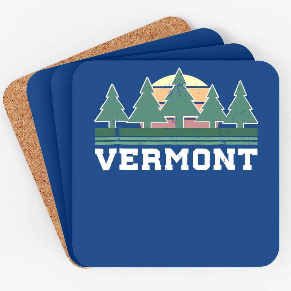 Vermont Coaster Retro Vintage Coaster