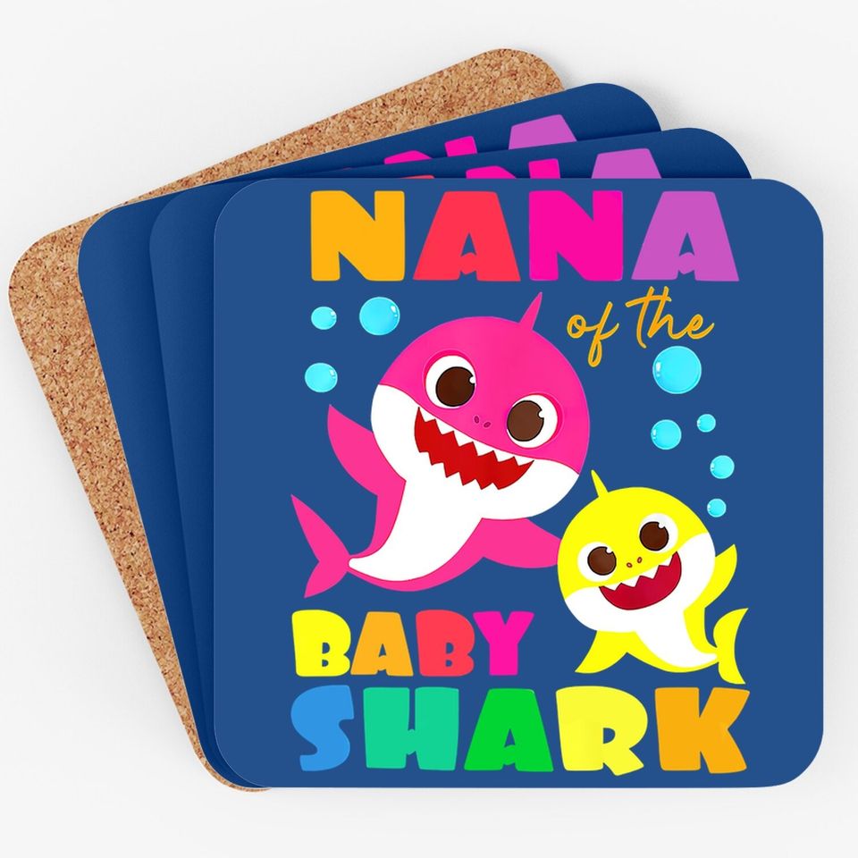 Nana Of The Baby Shark Birthday Coaster