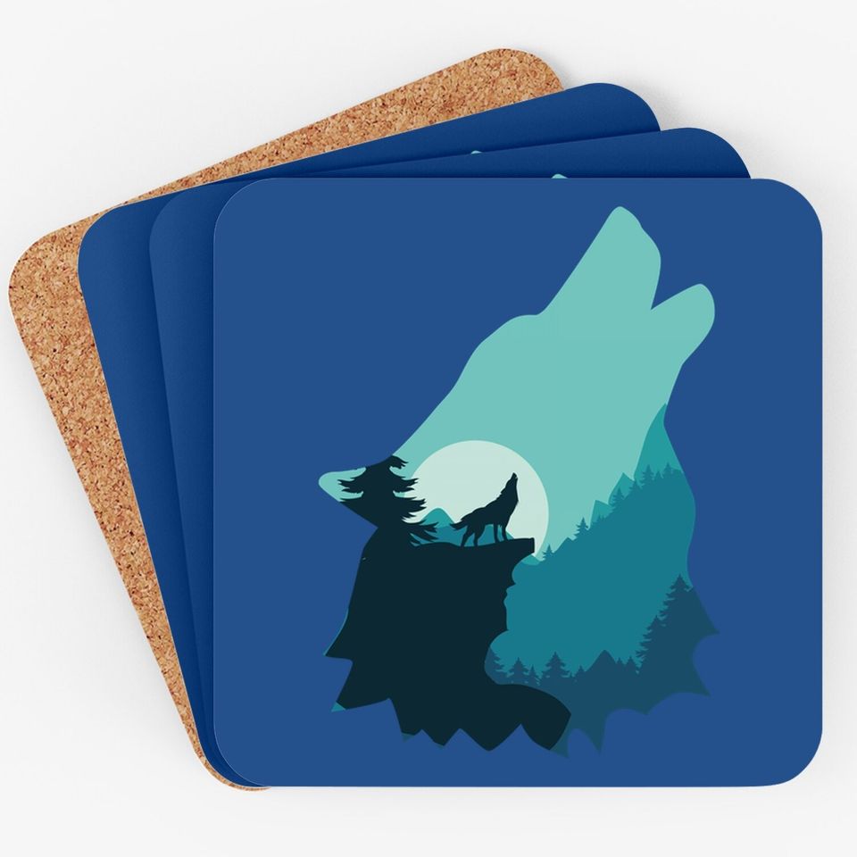 Wolf Arctic Wildlife Tarot Coaster