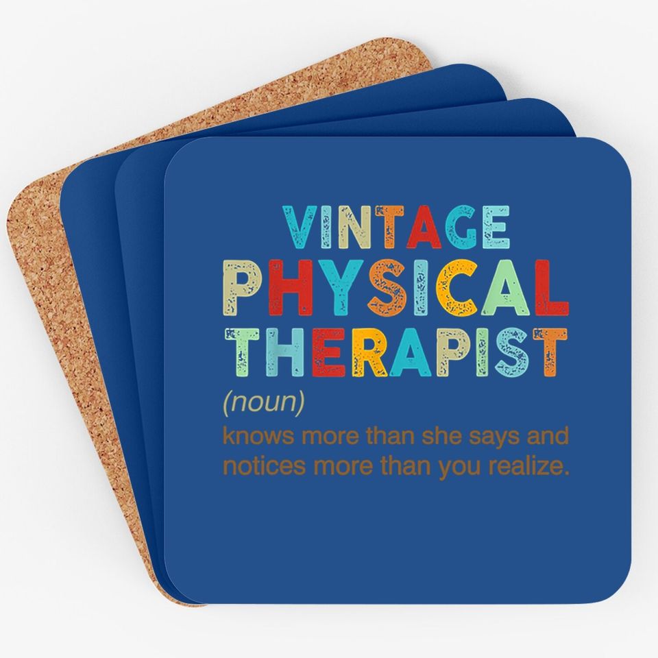 Vintage Physical Therapist Coaster