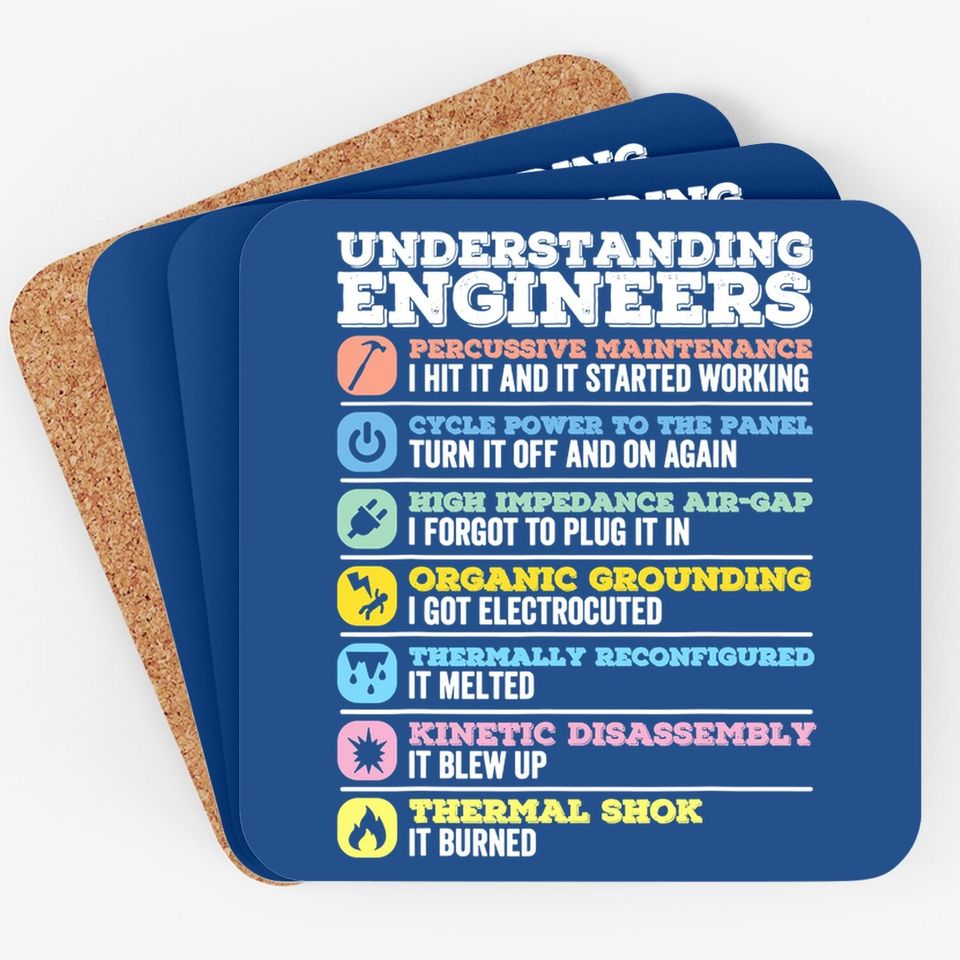 Understanding Engineers Funny Engineering Coaster