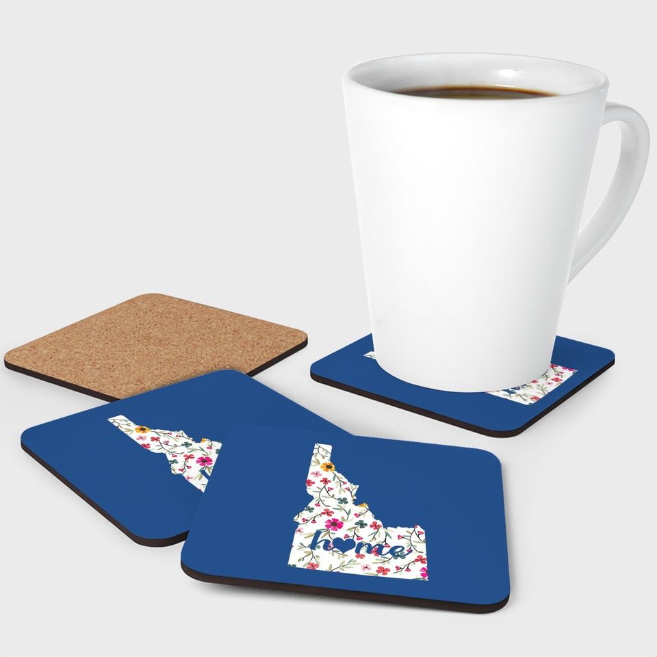 Floral Idaho Home Coaster
