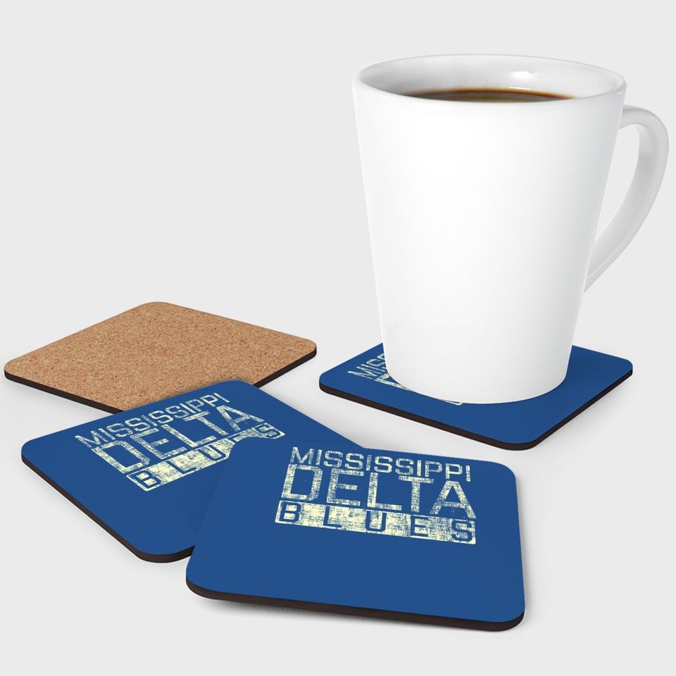 Mississippi Delta Blues Vintage Coaster