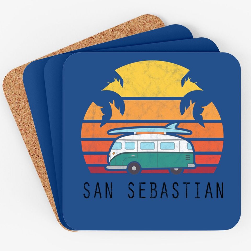 San Sebastian Spain Espana Souvenir Vacation Travel Gifts Coaster